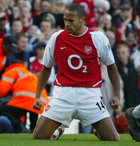 GOAL on X: Oh look, Arsenal fans, it's the number 14 😎 21 years since  Thierry Henry joined The Gunners 🙌  / X