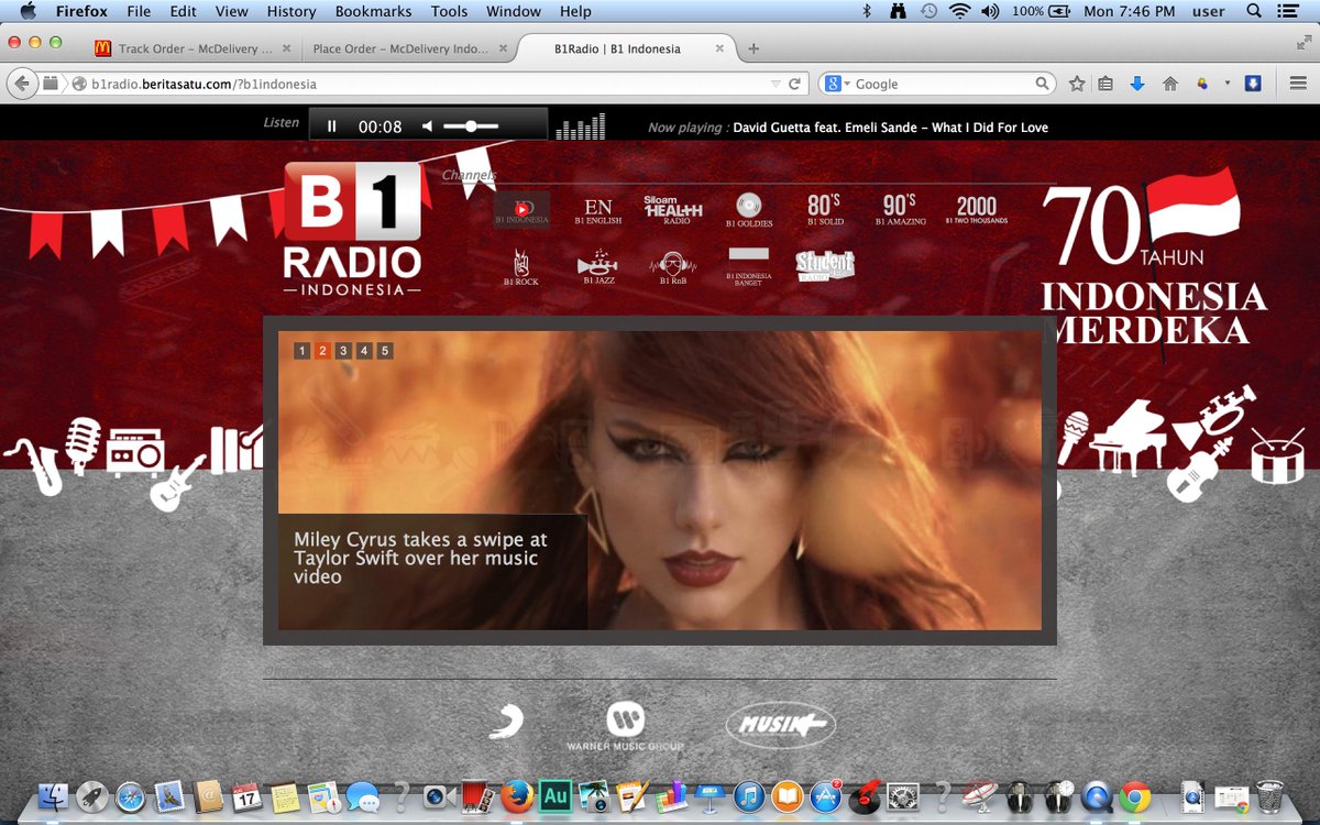 Happy 70th Independence Day
Dirgahayu Republik Indonesia Ke 70
from all of us at B1radio