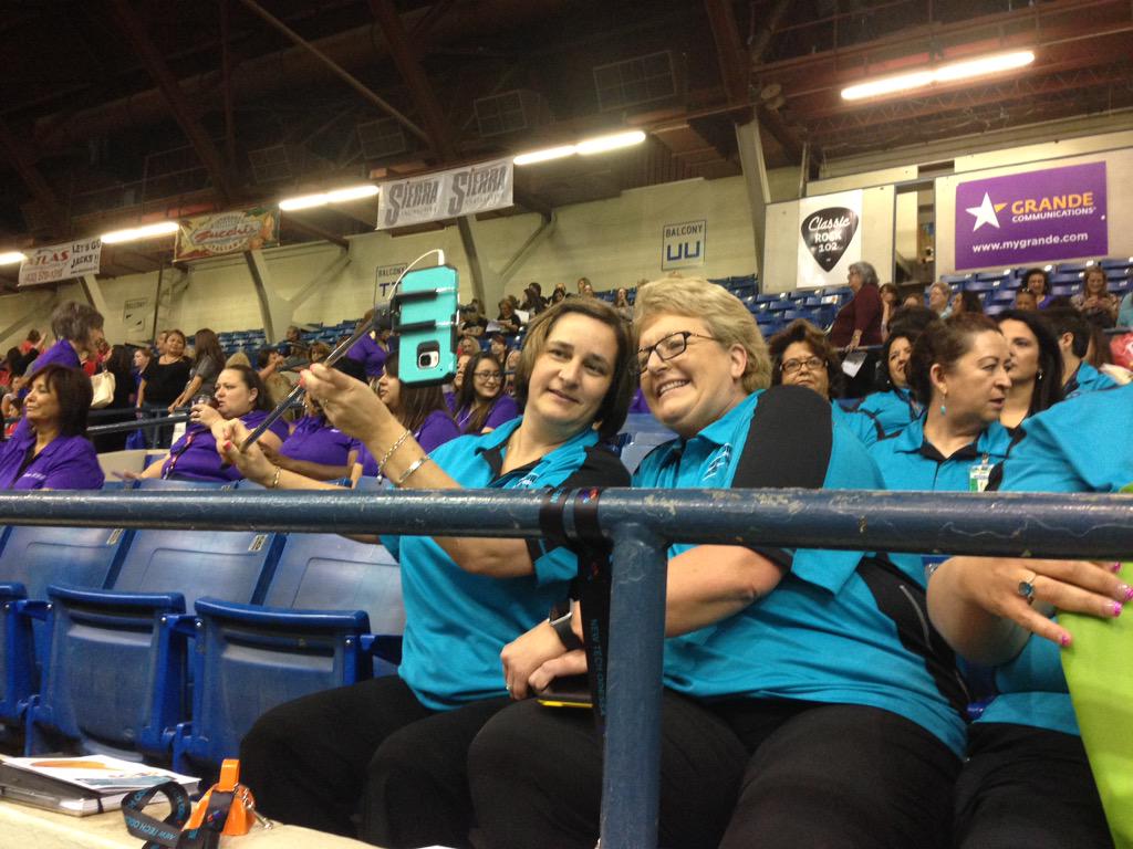 EctorCountyISD's tweet photo. A classic @newtechodessa selfie! #EcisdConvocation http://t.co/iI7gBmzeTT