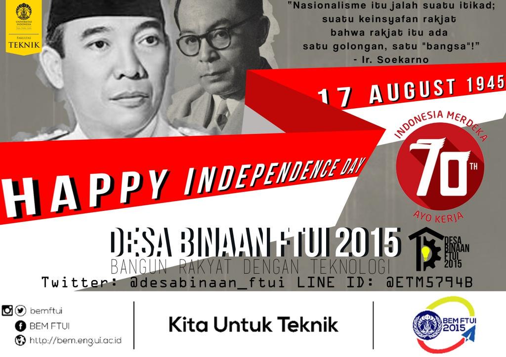 DIRGAHAYU KE-70 REPUBLIK INDONESIA