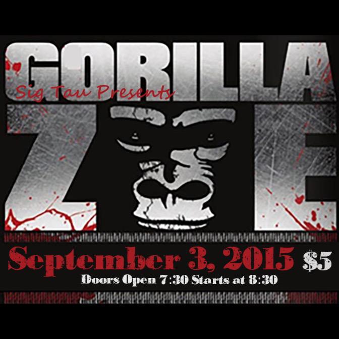 sigtauuca's tweet image. We're pleased to announce that @GorillaZoe will headline Beating Down Bruce Sept. 3rd in the Pepsi Center! @2019UCA