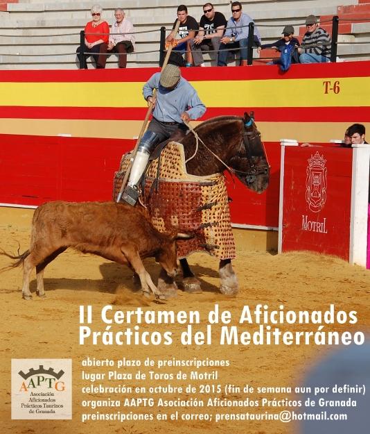 aaptgranada's tweet photo. Abierto plazo de preinscripcion II Certamen de Aficionados Practicos del Mediterráneo en la plaza de toros de Motril http://t.co/JSiacNgx5H