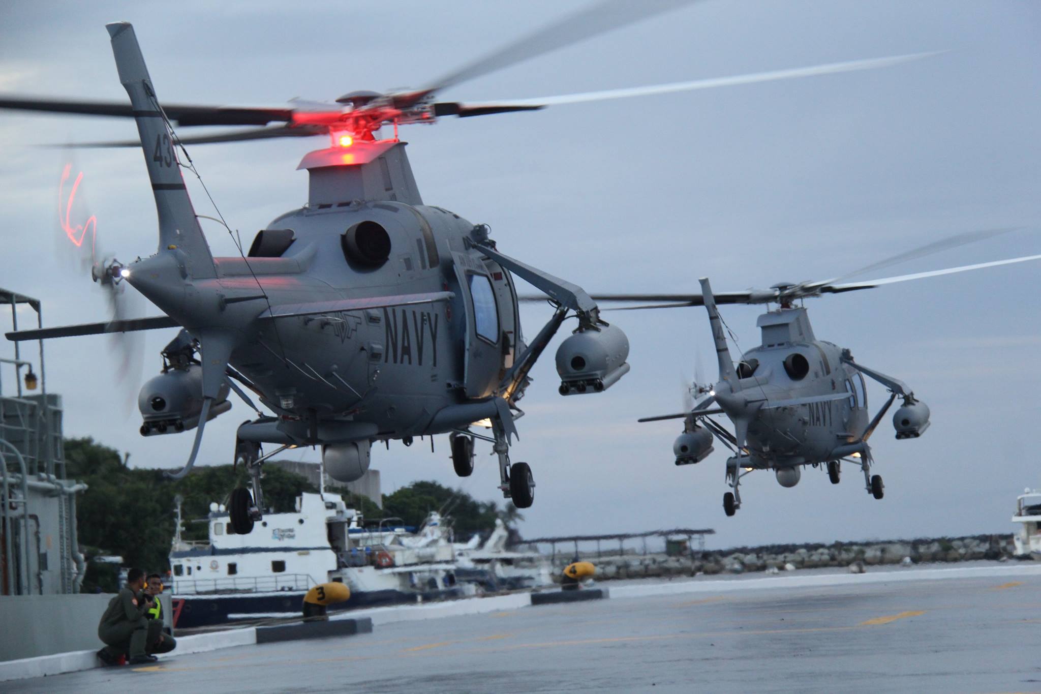 AW 109 attack helicopters