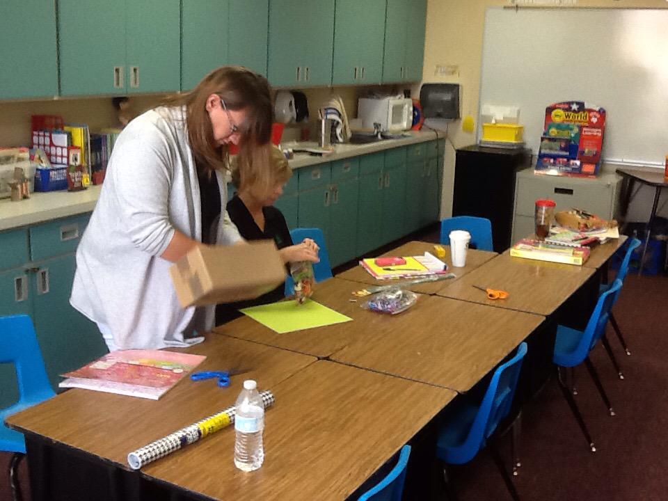 Busy minds thinking! Having fun!