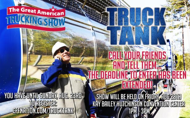 RoadGritTV's tweet image. Stop by booth 10025 to watch #TruckTank &amp;amp; see who will win $5000! #GATS  #RETWEET @CFFNationwide @TimBazorCFF