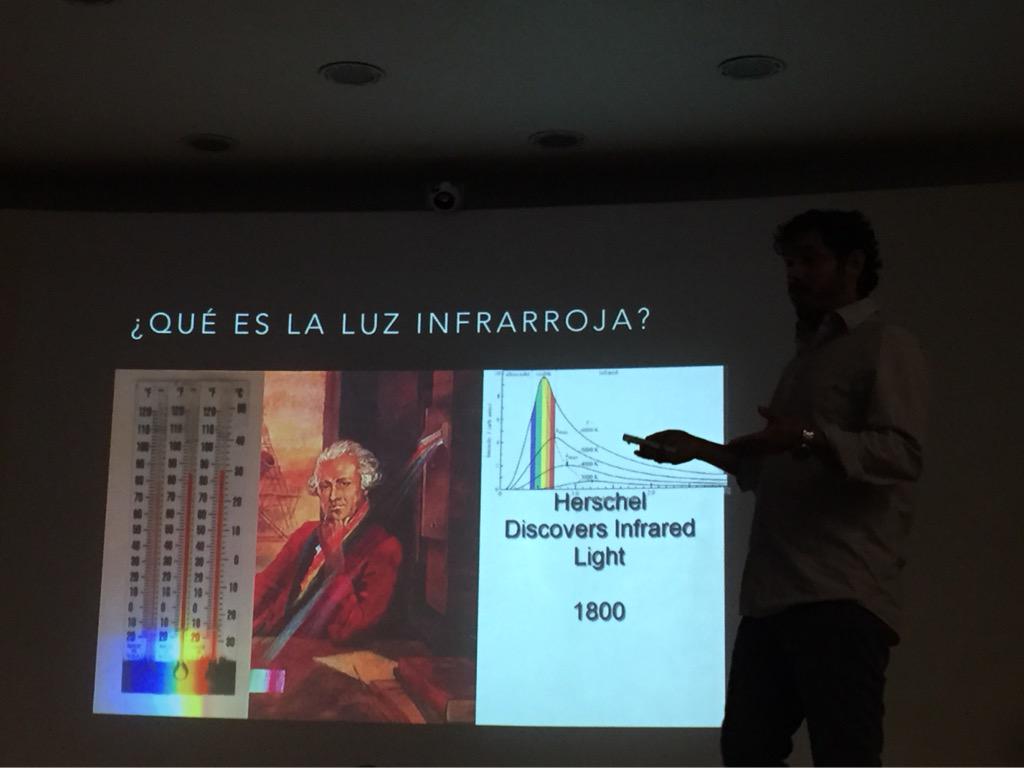 vivmarquez's tweet photo. El descubrimiento de la luz infrarroja #RAC2015 http://t.co/jnj9eUEBvr