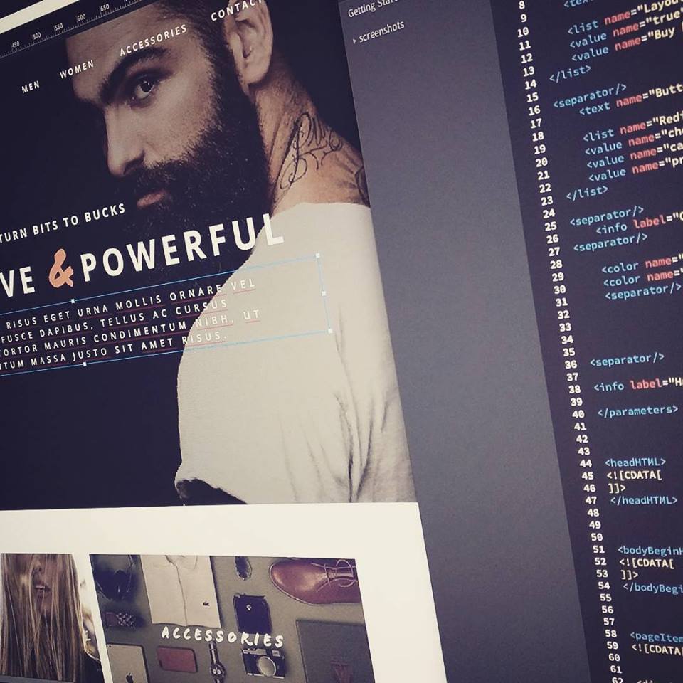 Pssst... we're working on a new e-commerce template (: #comingsoon #adobemuse #template — trpx.nyc/1Nes1Ok