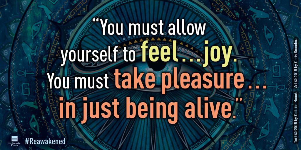 randomhousekids's tweet photo. Feel joy and take pleasure in reading @ColleenHouck's #Reawakened. On sale NOW! You've never felt so alive! http://t.co/9zOuTUCN4e