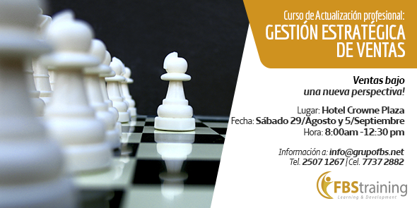 ElMundoSV's tweet photo. #Curso: Gestión estratégica de ventas. #FBSTraining
*Consulta por nuestros paquetes especiales* http://t.co/mLXKAzB1xE