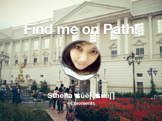 StellaMangontan's tweet photo. I've shared 44 memories with my friends on #Path - see them now at http://t.co/K0pgbrQfkM! #thepersonalnetwork http://t.co/cHka6qdTgk