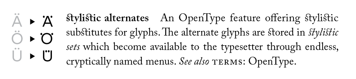 theorosendorf's tweet photo. Would you say this is accurate? #TDRv2 #OpenType #stylisticsets #FFmark CC @espiekermann http://t.co/JMMwwQv7jD