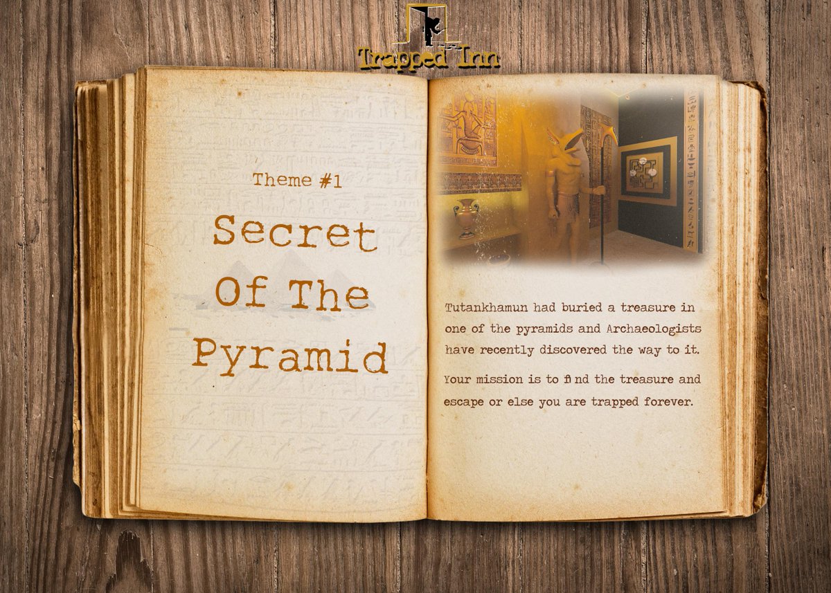 trapped_inn's tweet photo. Trapped Inn Theme #1, Secret of the Pyramid #Kuwait #Escape #Games #Largest #In #The #Middle #East #ComingSoon http://t.co/fl0emDsvDE