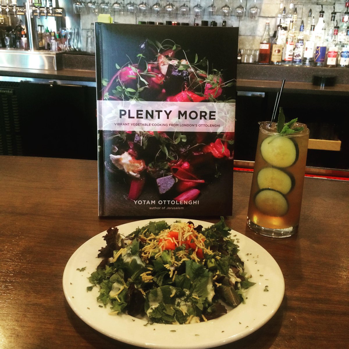 PAIRING OF THE WEEK: "Herbalicious Salad" and "Graven Image". Where British and Middle Eastern meet!