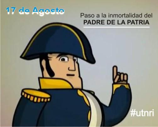 utninformatica1's tweet photo. Nuestro homenaje al #PadreDeLaPatria http://t.co/Xi3FLx0BRn