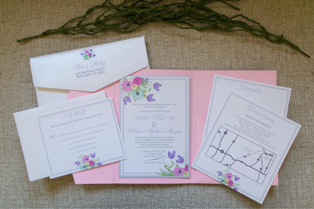 BFoxCreative's tweet image. Who doesn't love #pastels? We love this #floral #wedding #invitation suite. Photo by newseasonsphotography.com.