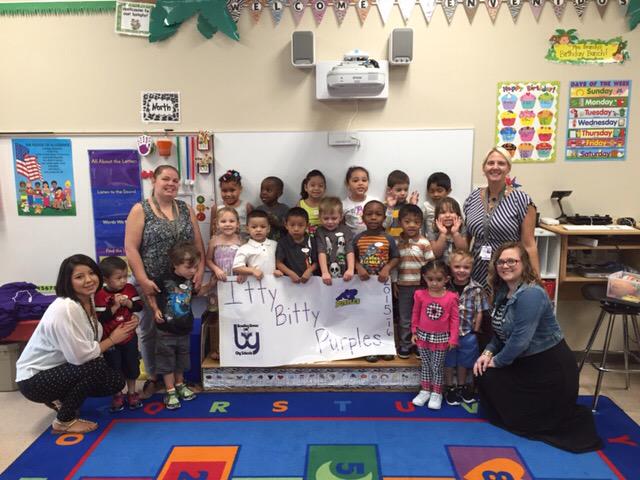 ibpurples's tweet photo. First day for AM PreK @bgisd @bgdishman #purplepride http://t.co/MOl67ANApx