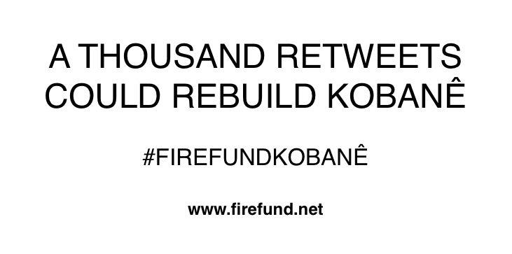 firefundnet's tweet photo. Mass action for solidarity. 
Pledge solidarity at: http://t.co/IPfKXlLXd1

2 days left to reach 100%
#firefundkobane http://t.co/P0LeBJEM8s
