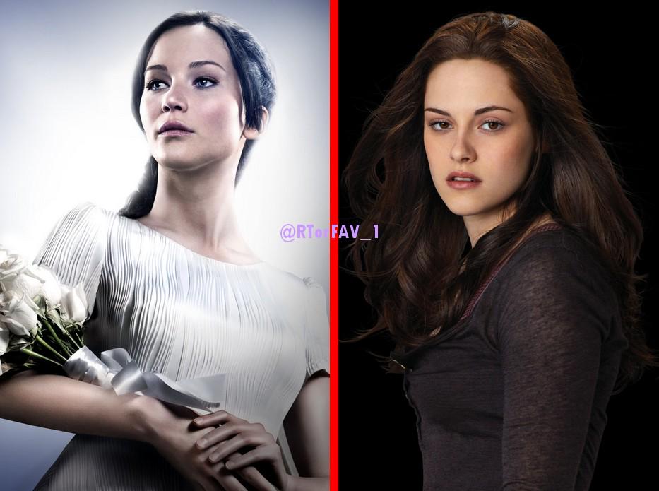 REQUESTED
RT for Katniss Everdeen 
FAV for Bella Swan