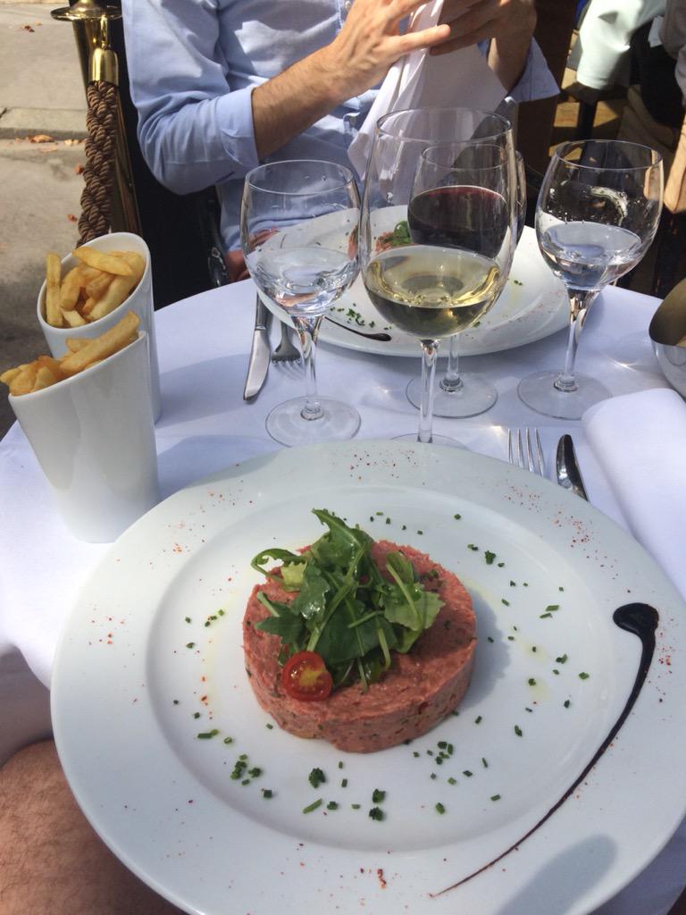 Steak tartare for an early lunch