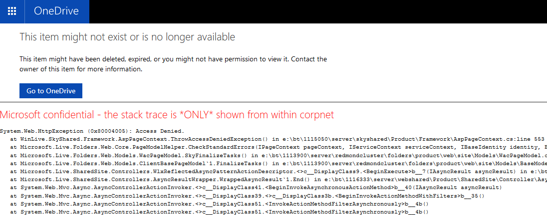 hrachcz's tweet image. what??? #onedrive #stacktrace