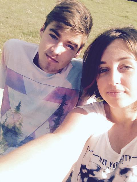 ihaleyall's tweet photo. Bae and I 😊 http://t.co/XzxP0M1fim