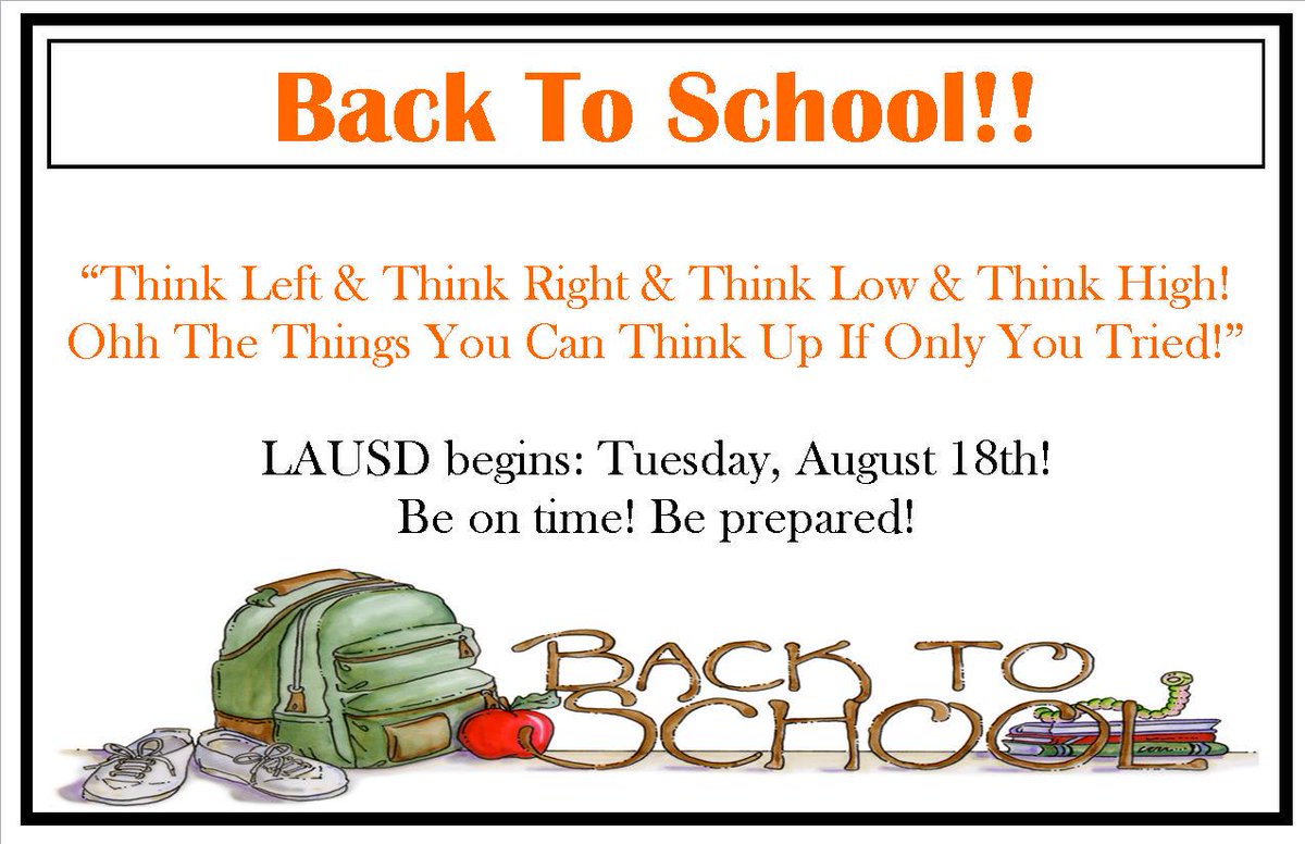 OXYUpwardBound's tweet image. Reminder! @LAUSD Fall Semester begins Tuesday, August 18th!! #AreYouReady? #BackToSchool #NavigateWithCourage #GetIt