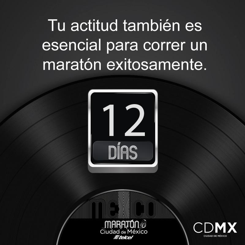 MaratonCDMX's tweet image. 12 días... #YoCorroAMiRitmo