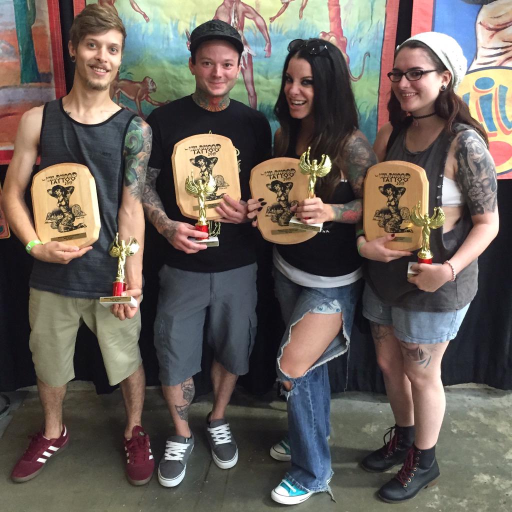 Evolved_body's tweet photo. Chad Miskimon @chad_miskimon (ig) took home 4 trophies at the Wildwood Expo this weekend! #ink #inked http://t.co/GdHiqWkCSr