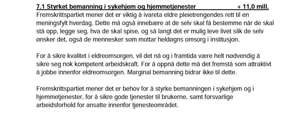 Fra FrPs budsjettforslag for i år. Fordi dette er viktigst! #trondheimsvalg