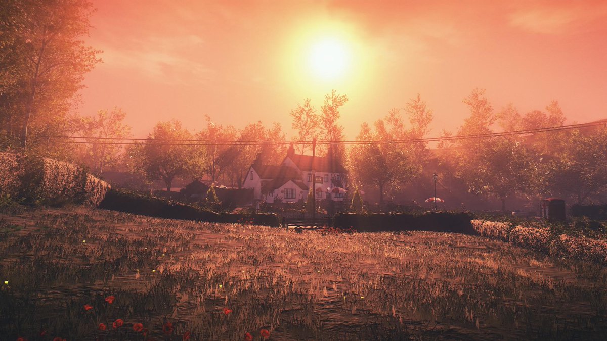 posmens's tweet photo. One of the best (&amp; prettiest) games I've ever played. Brilliant score. Brilliant script. #gonetotherapture #PS4share http://t.co/9AlhPKonw6