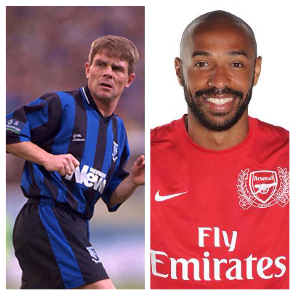 Two footballing giants share a birthday today! Happy birthday & Andy Hessenthaler!  
