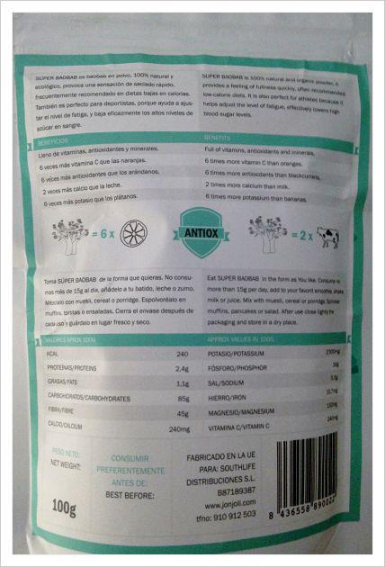 SUPERALIMENTO BAOBAB 
Una maravilla de la naturaleza !!!!