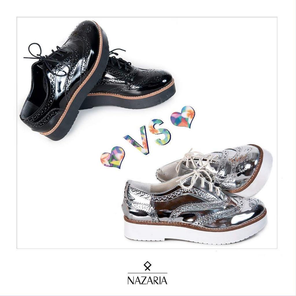 NazariaOficial's tweet photo. #10700 #Anticipo ¿Cuál es tu favorito? #Plateado o #NegroCharol
#NazariaTeConviene Disponibles en locales exclusivos. http://t.co/sVCkM4RWoy