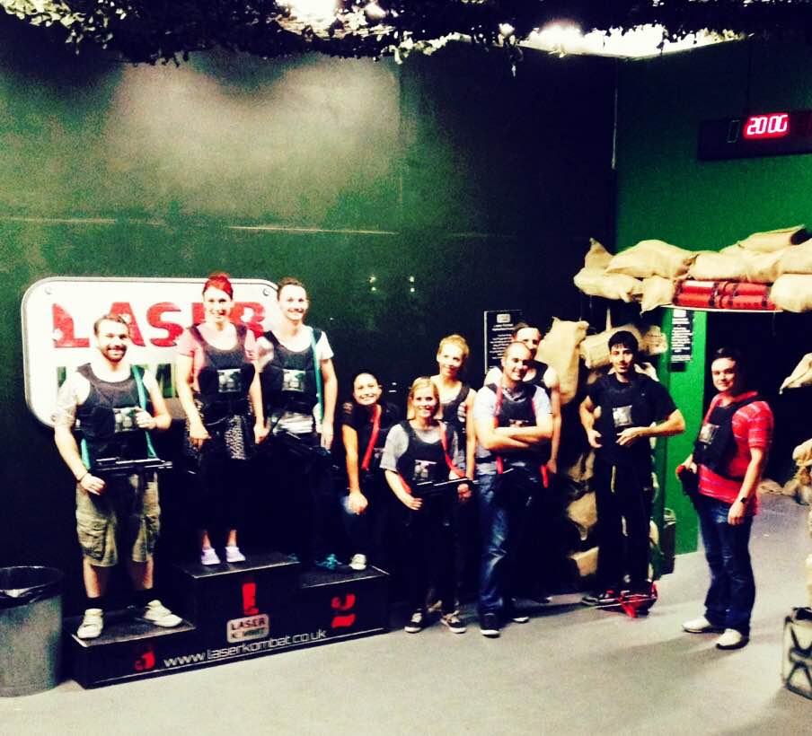 It was a great fun to have our group day out at <a href="/LaserKombat/">LaserKombat</a> today in Oxford