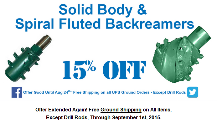 TripleDNJ's tweet photo. Solid Body &amp; Spiral Fluted Backreamers – 15% OFF until 8/24/15! Deal: http://t.co/kdmxwIxXom &amp; http://t.co/zj6dmvYFpv http://t.co/WXzaag8djP