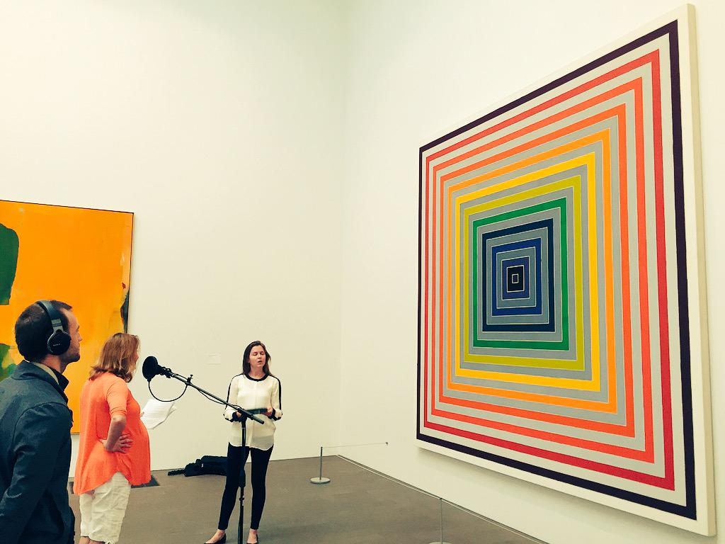 MarkPaddon52's tweet photo. Vivid concentric squares radiating out from a central core @deyoungmuseum #minimalist #art http://t.co/wVYSrS2BMQ