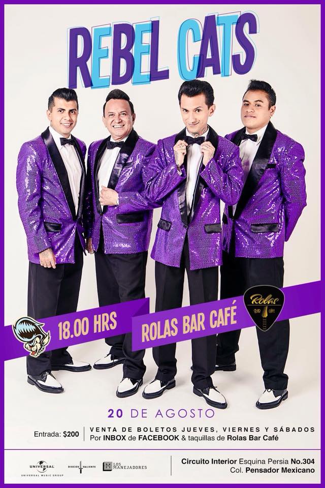 lalobilly's tweet photo. Nos vemos este Jueves en el ROLAS BAR CAFE​ meowwww http://t.co/jxzUTjyY4k