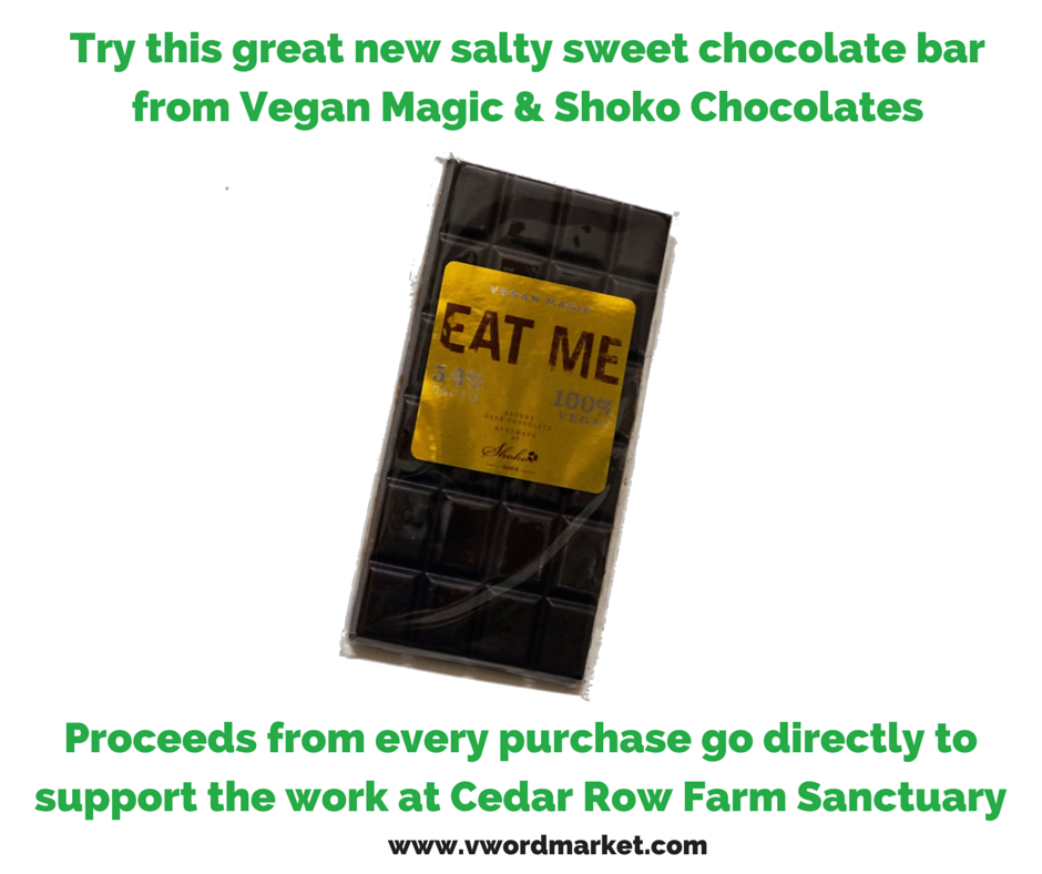 Get this #vegan chocolate bar from <a href="/VeganMagic1/">Vegan Magic</a> &amp; we'll donate the proceeds to <a href="/cedarrowfs/">Cedar Row FS</a>. 
vwordmarket.com/products/eat-m…