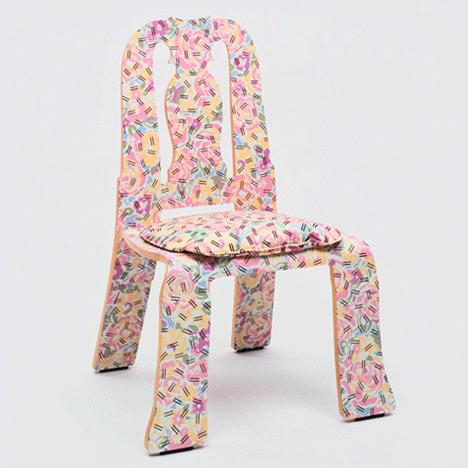 dezeen's tweet photo. Postmodern design: Queen Anne chair by Robert Venturi and Denise Scott Brown http://t.co/EYwlkdMEy2 #Pomosummer http://t.co/Znt2zkAM4y