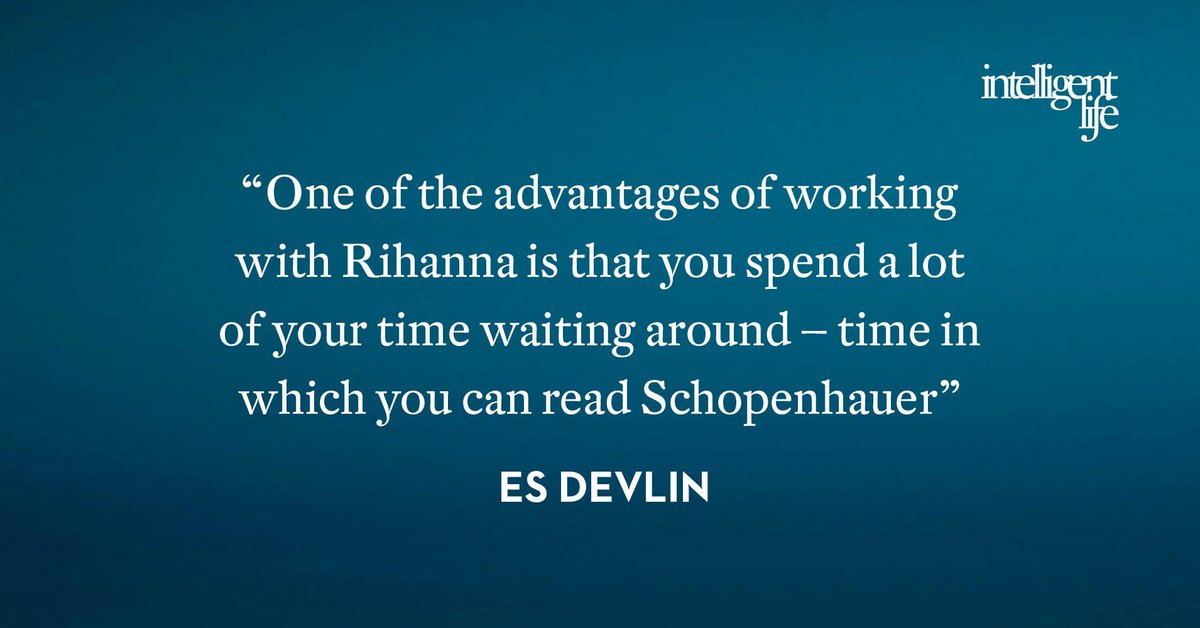 1843mag's tweet photo. A profile of #EsDevlin, set designer to everyone from Philip Glass to Rihanna http://t.co/sprKSf7w3x #intlifearchive http://t.co/IhCrKFNxG0