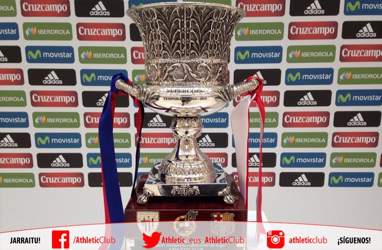 AthleticClub's tweet photo. En 2 horas rodará el balón en el Camp Nou. ¿Nervios? #Supercopa http://t.co/KBnWSG34Ay