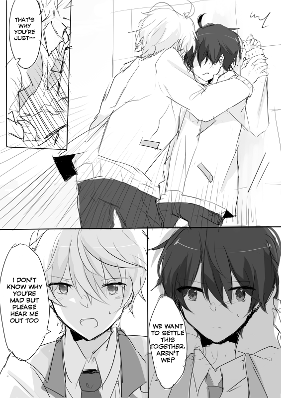 a page of that one doujin i worked but lost in school 