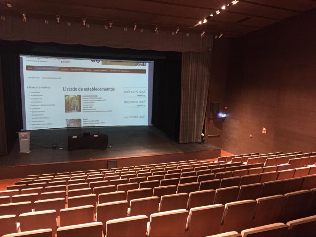 huertasconsulti's tweet photo. Increíble el auditorio de #Celanova en el que vamos a presentar el nuevo portal de comercio #compraencelanova http://t.co/jqlfEwhyKo