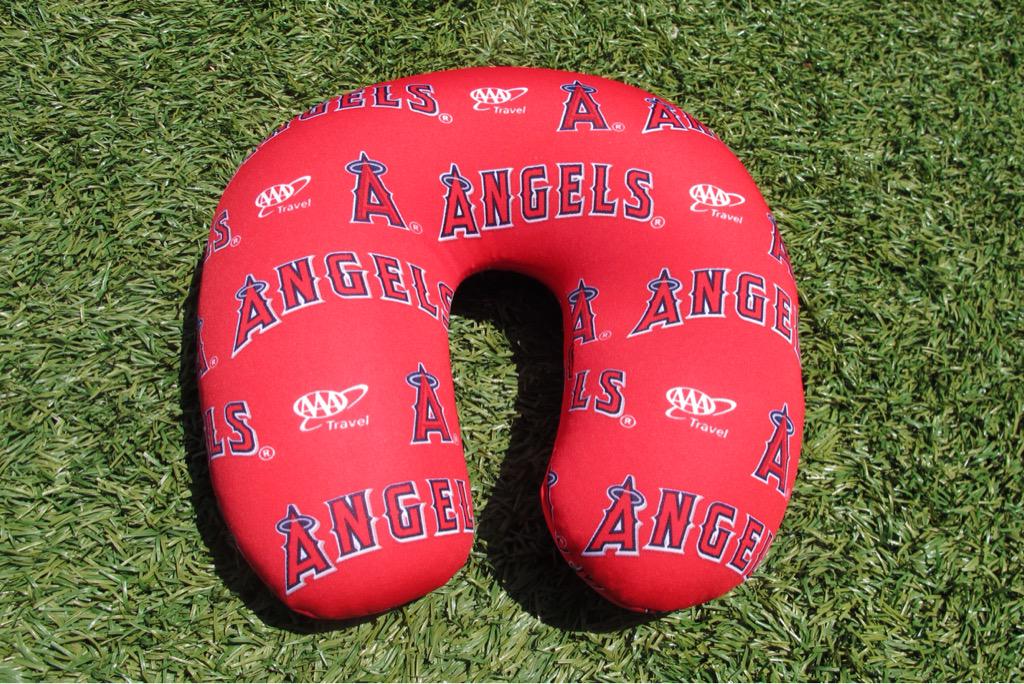 Angels's tweet photo. #HaloHunt Clue 1: Fans in the city of Anaheim! Want to be the 1st fan with the #Angels Travel Pillow? Stay tuned... http://t.co/ne3Xbb0QqL