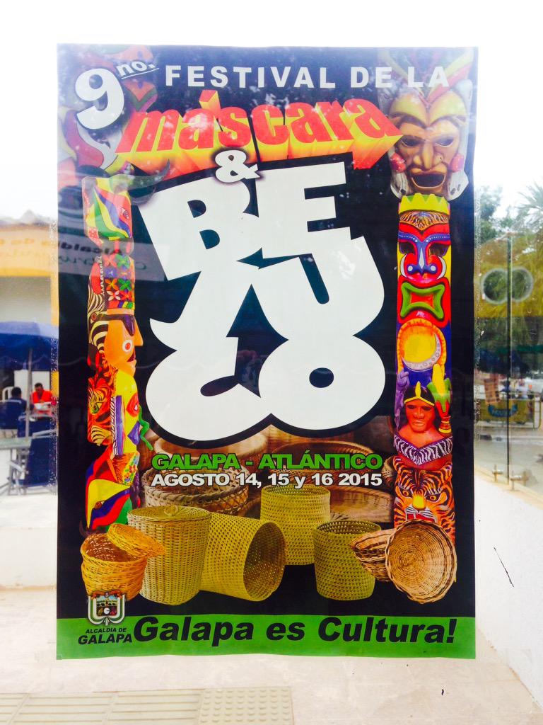 todomono's tweet photo. Recomendado echarse el viaje a Galapa. Festival de la máscara y el bejuco. Plan #202BAQ http://t.co/ccquXDgdog