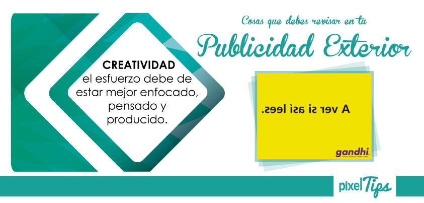 PixelPrintyp's tweet image. #PixelTips Publicidad Exterior