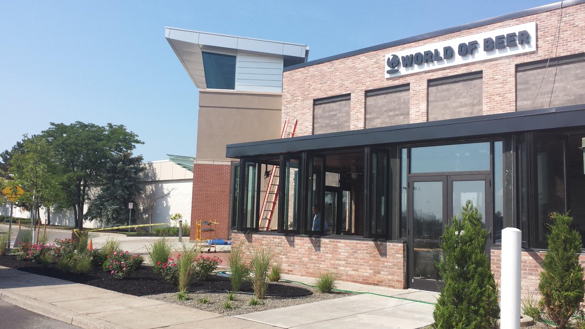 New landscape at the all new World of Beer opening at Walden Galleria August 24th! #LetsCreate #Buffalo
