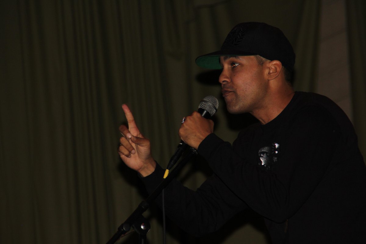 A year ago yesterday: #TyroneWest's cousin <a href="/kneelknaris/">BRDWY (gBmc)</a> performed "The Ghost of Tyrone West" w <a href="/jasiri_x/">Jasiri X</a> in Baltimore