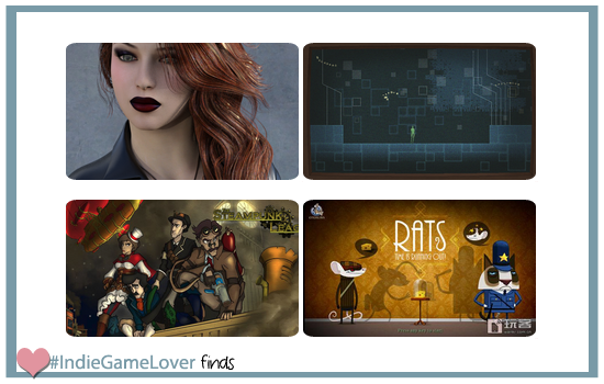 IndieGameLover's tweet photo. New @Tainted_Gaming @MadameBerry @SteampunkLeague @joelPakkou @RatsTimeGame http://t.co/nwNYGYDjGw #indiedev #gamedev http://t.co/QEGuTqnywi