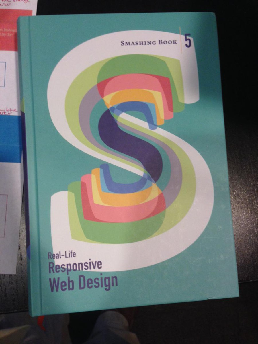 Maxwell_Dev's tweet photo. Finally got our office copy of the #SmashingBook5 via @smashingmag! This is my #webdev reading for the next week! http://t.co/36hE58zYgT